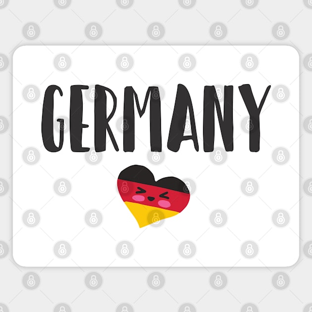 Germany Soccer Football Fan Shirt Flag Magnet by Sal71